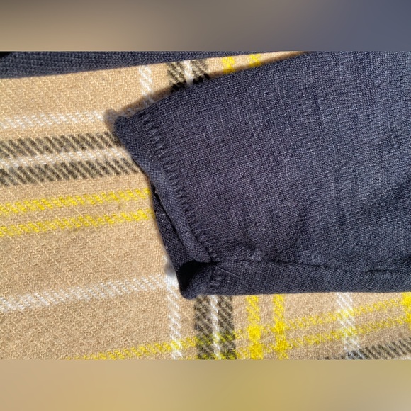 Free People Beach Dark Grey Wooden Button Front Oversized Collared Knit Cardigan - Picture 2 of 7